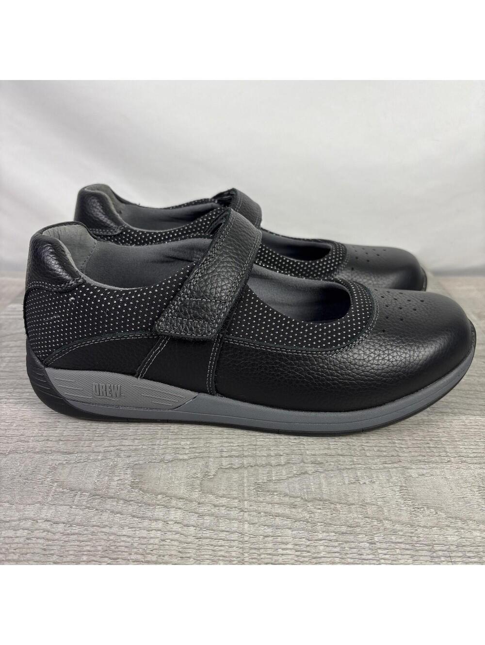 Drew Trust Women's Therapeutic Leather Shoes 14805-12 Black Size 9.5W